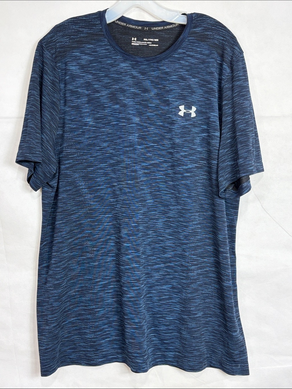 Under Armour Men's Short Sleeve Performance Tee - Navy Space Dye